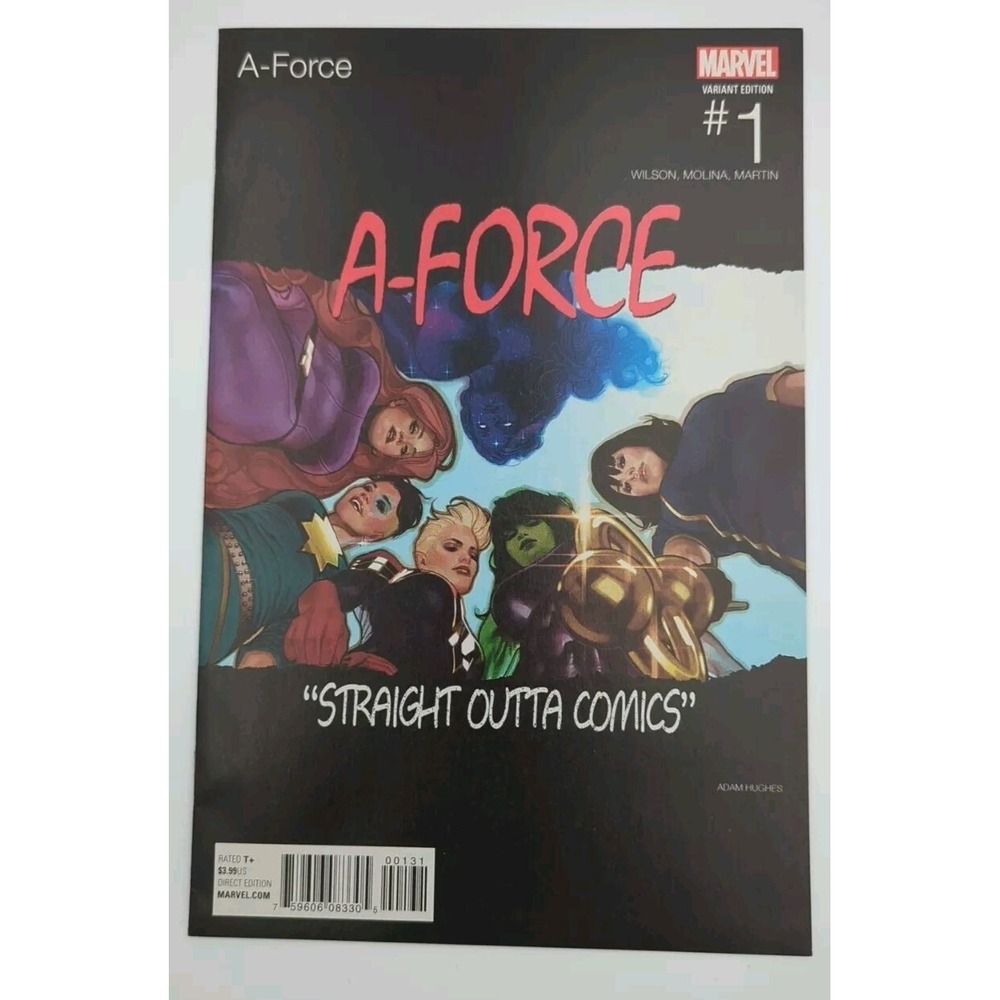 A-Force #1 (2016) "Straight Outta Comics"     N.W.A. Homage Cover Adam Hughes NM